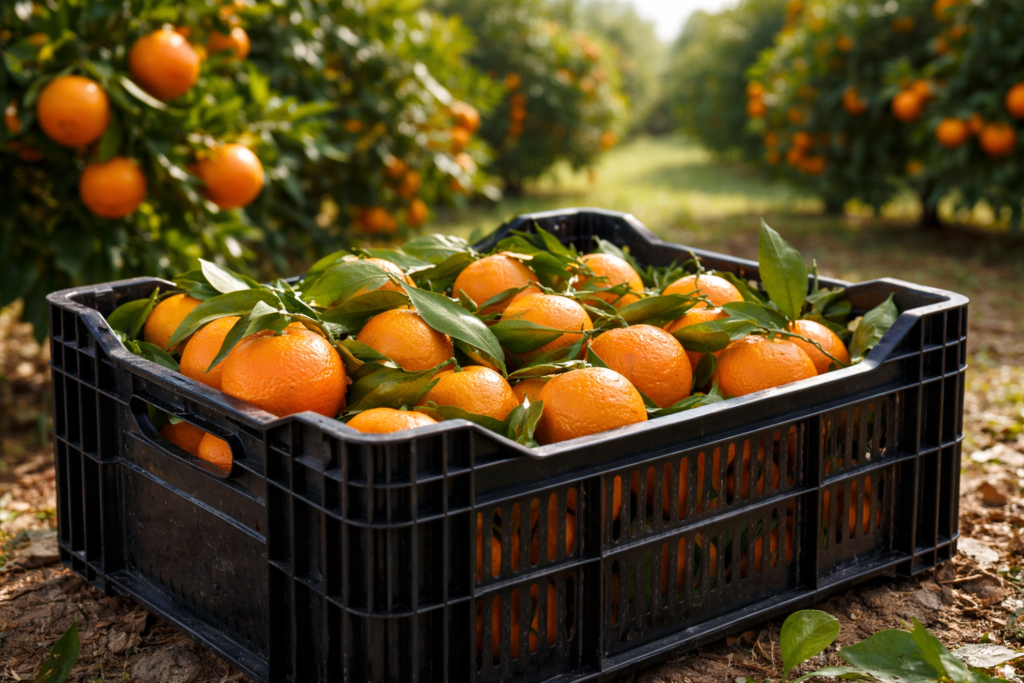 Productor de mandarina con hoja directas de campo para suministro mayorista